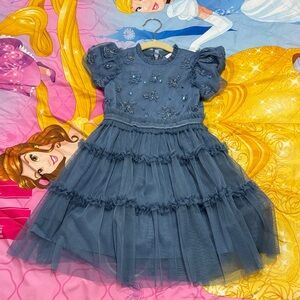 Ivy City Co Blue Kids Dress